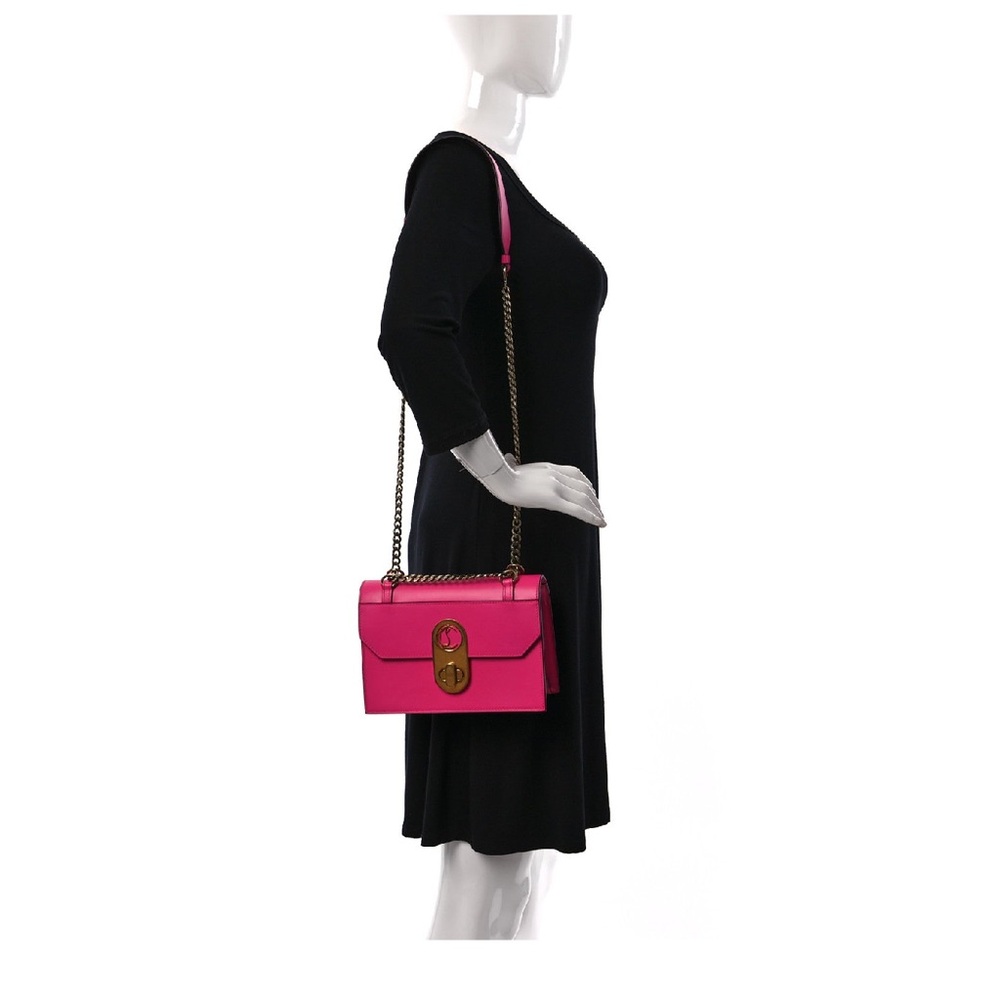 Calfskin Small Elisa Bag Hot Pink